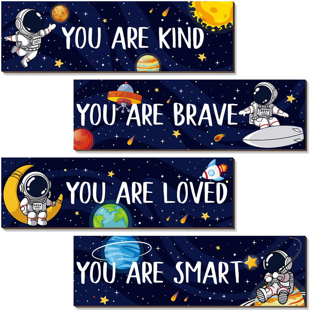 ZIEYOMI astronaut wall art inspires curiosity in a child's bedroom