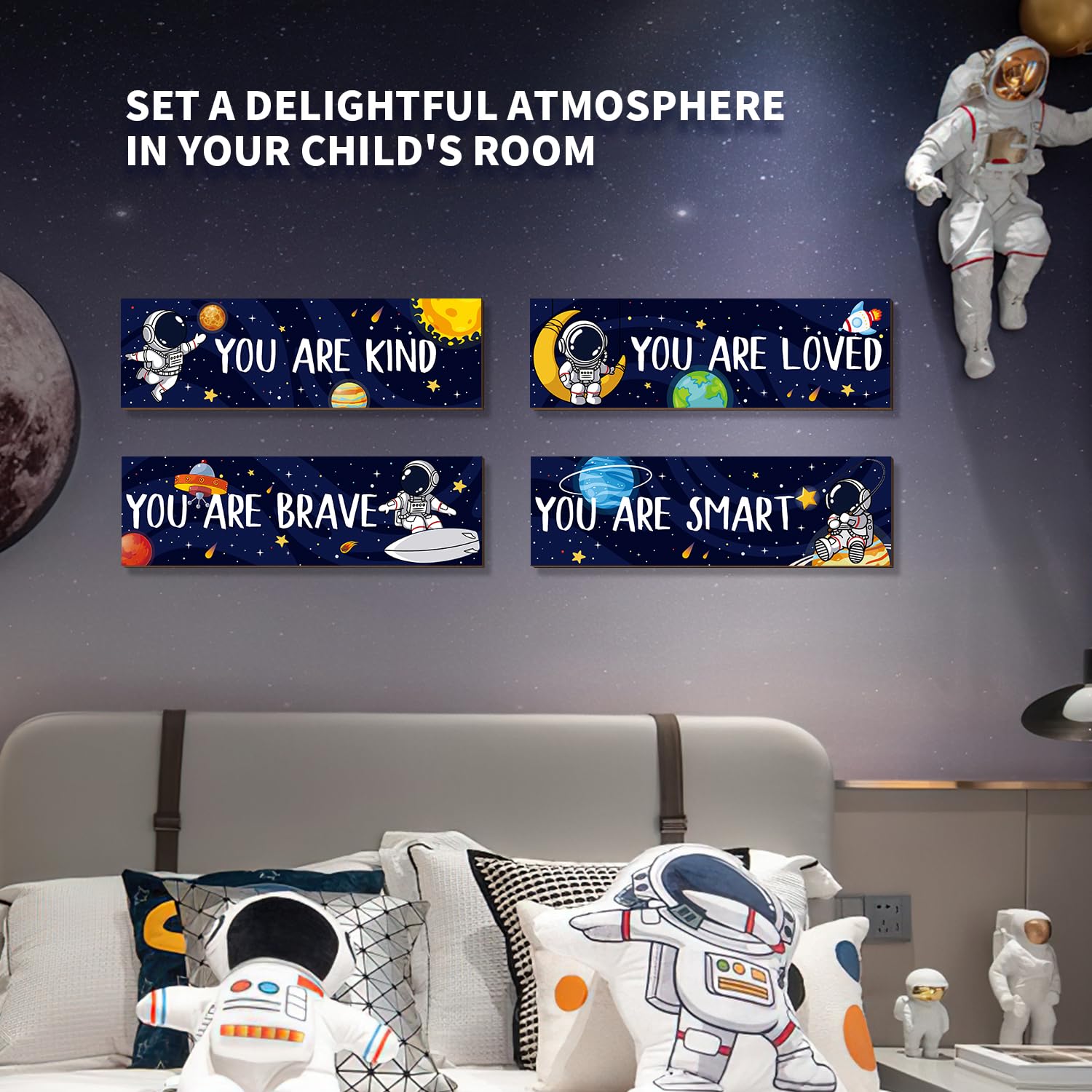 ZIEYOMI star wall art creates a dreamy space-ready playroom