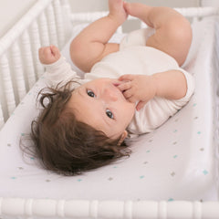 Ziggy Baby jersey knit cotton cover highlighting breathable softness for sensitive skin