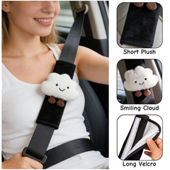 Zigihos soft wool seatbelt pad material highlighted for smooth cushioned contact
