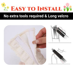 Zigihos pink flower seatbelt cover for women and adults.