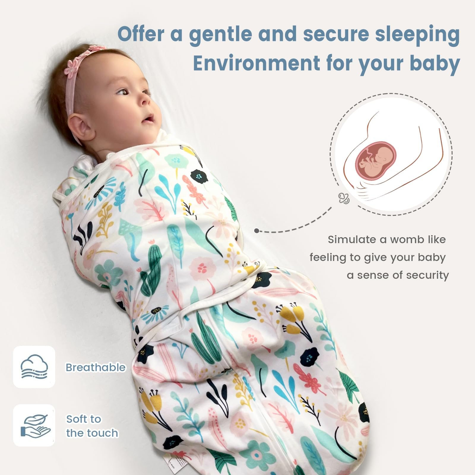 ZIGJOY 100% cotton fabric offers skin-friendly, breathable comfort.