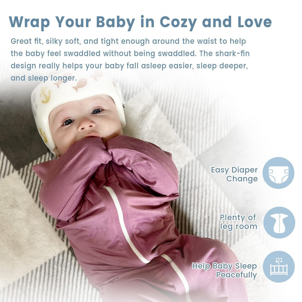 ZIGJOY 3-6 month size swaddle fits babies up to 27 inches and 18 pounds