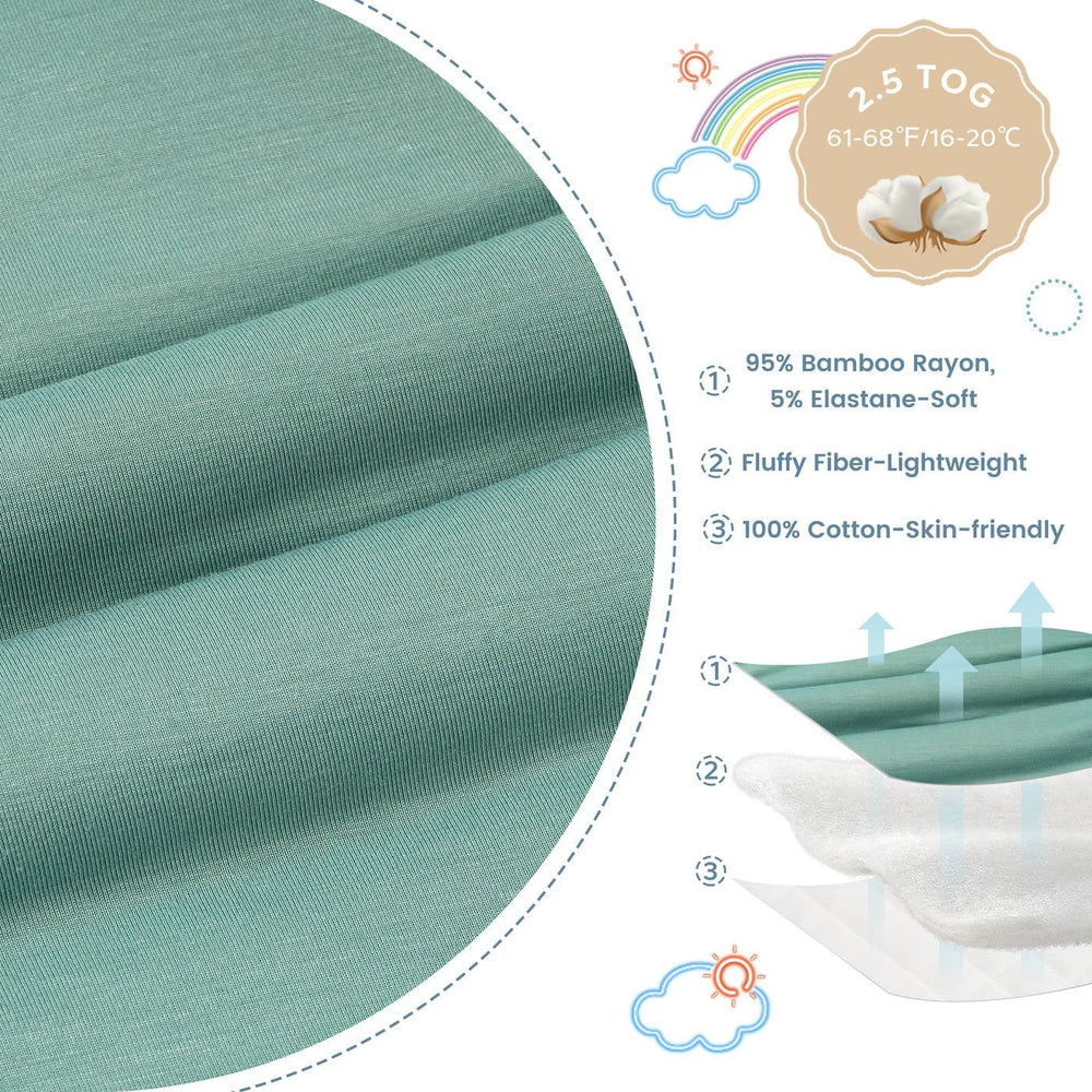ZIGJOY arms-up swaddle design enabling comfortable arm movement
