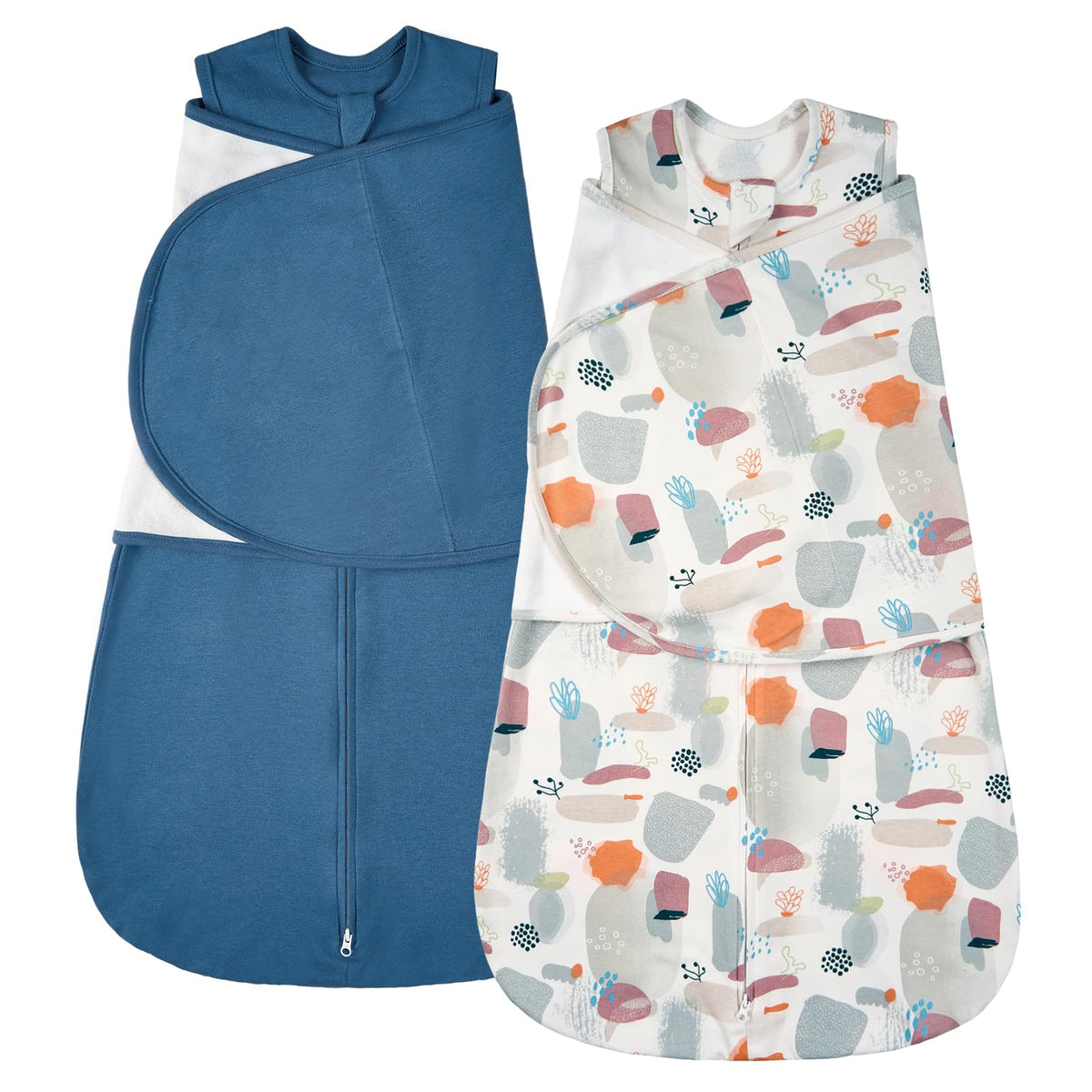 ZIGJOY baby swaddle sleep sack wrap-closure secures arms-in for restful nights