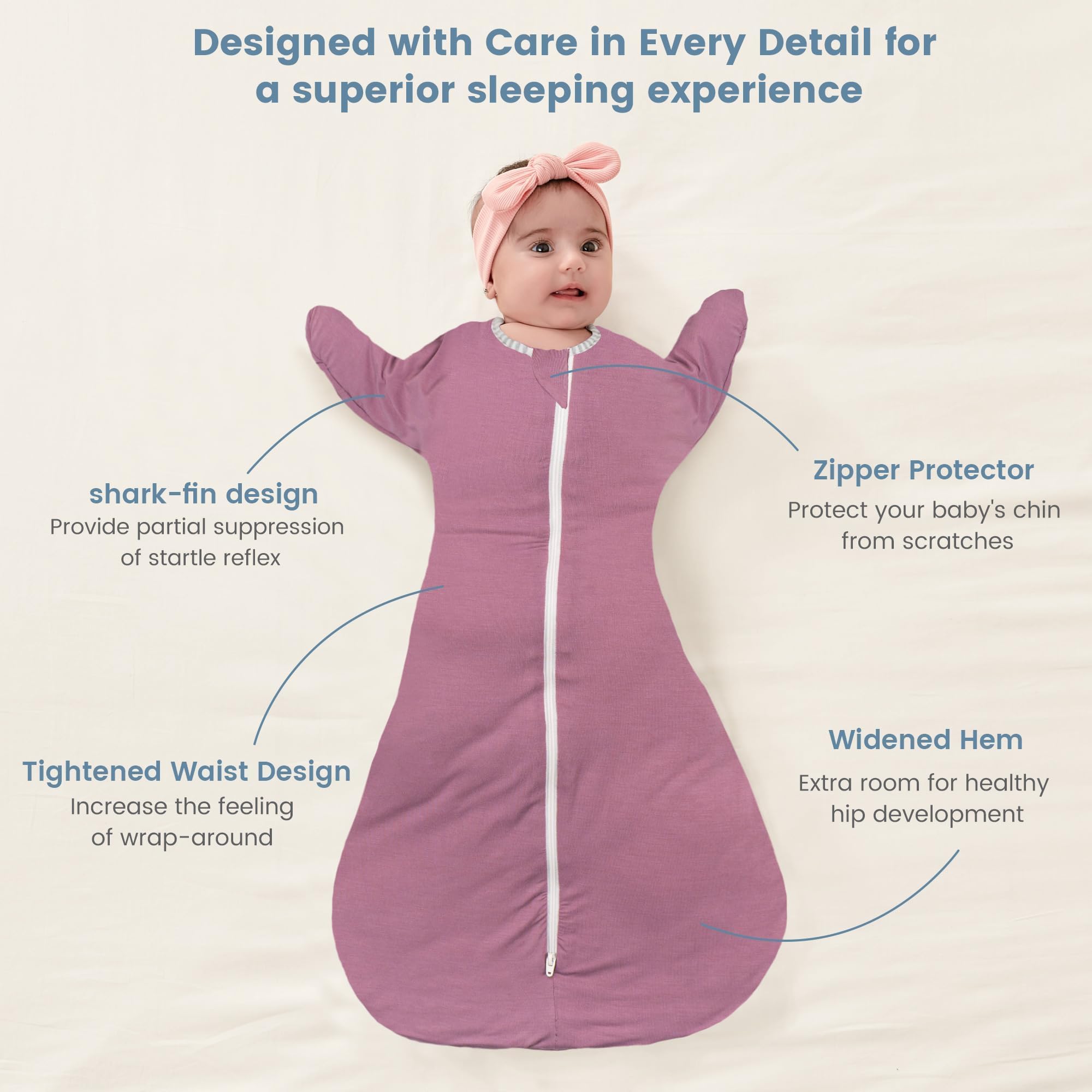 ZIGJOY bamboo rayon outer with cotton lining feels soft and breathable.