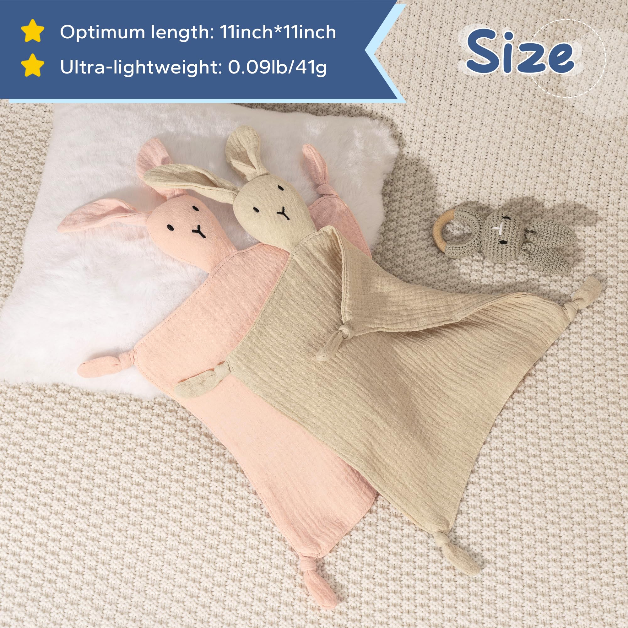ZIGJOY Bunny Lovey packaging — perfect new baby gift ready to give