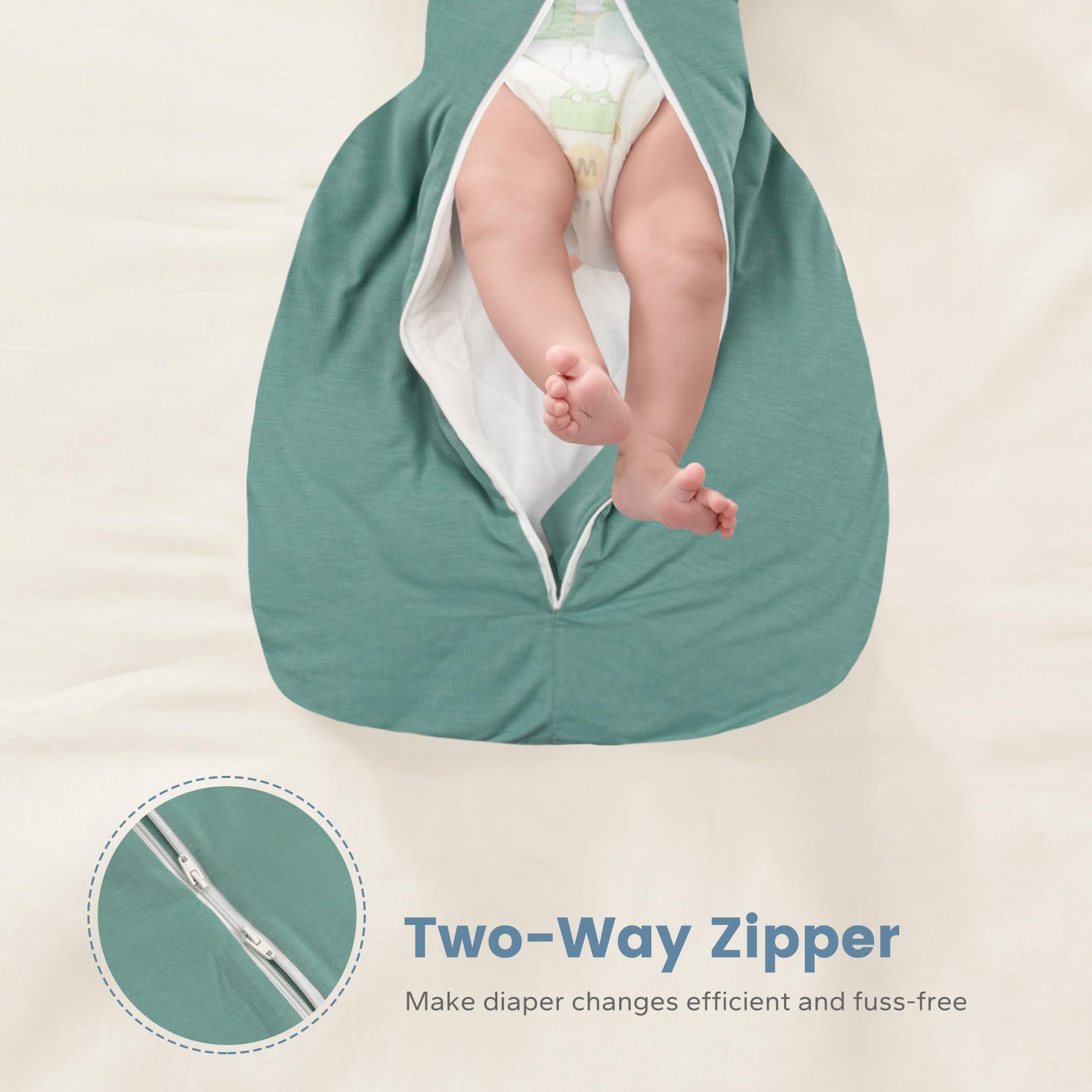 ZIGJOY hip-healthy swaddle design promotes natural hip movement