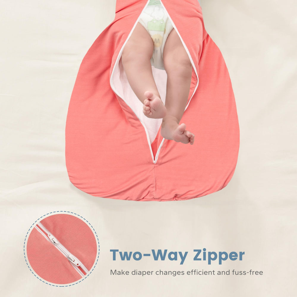 ZIGJOY hip-healthy swaddle with loose hems promotes hip movement