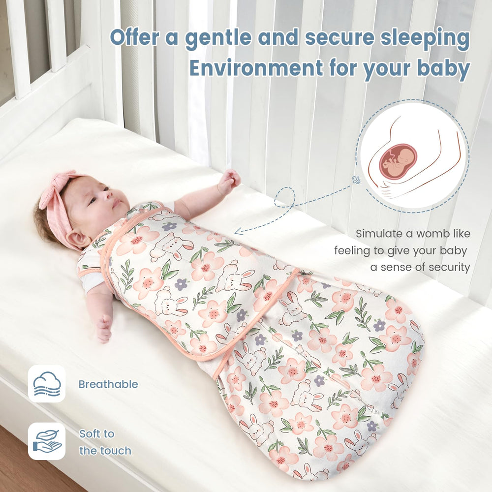 ZIGJOY OEKO-TEX certified swaddle set makes a thoughtful newborn gift.
