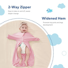 ZIGJOY Shark-Fin Transition Swaddle cotton fabric texture, durable and machine washable.