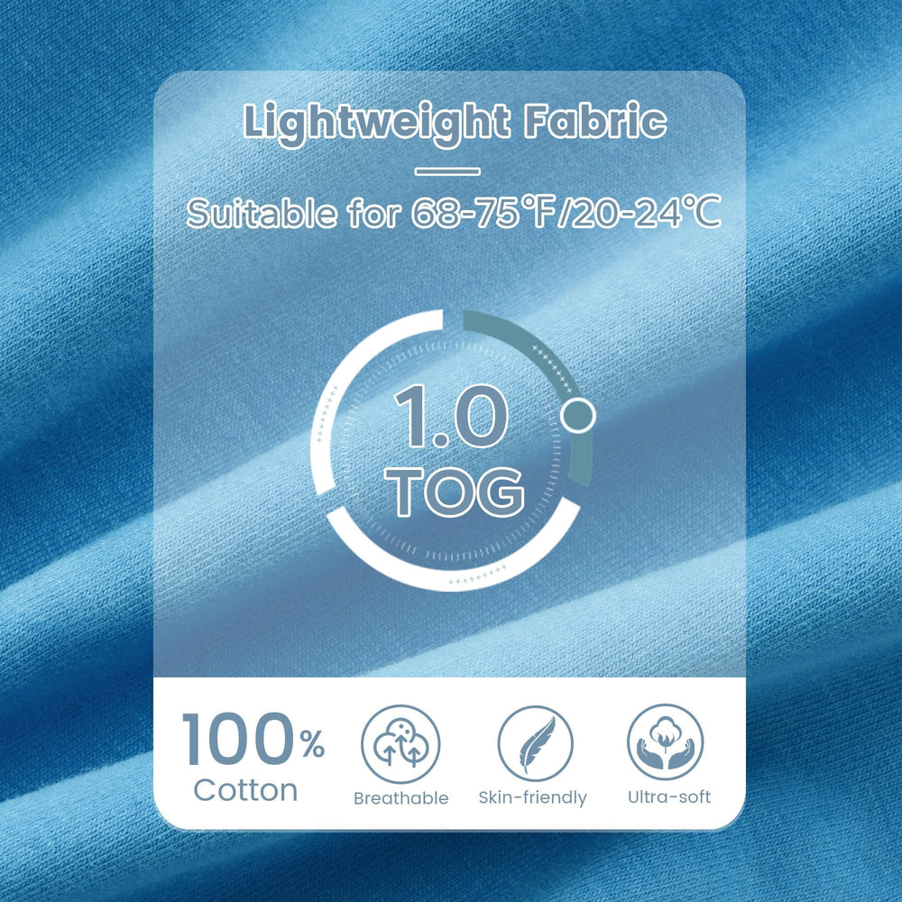 ZIGJOY Shark-Fin Transition Swaddle sleeves prevent scratching and aid self-soothing.