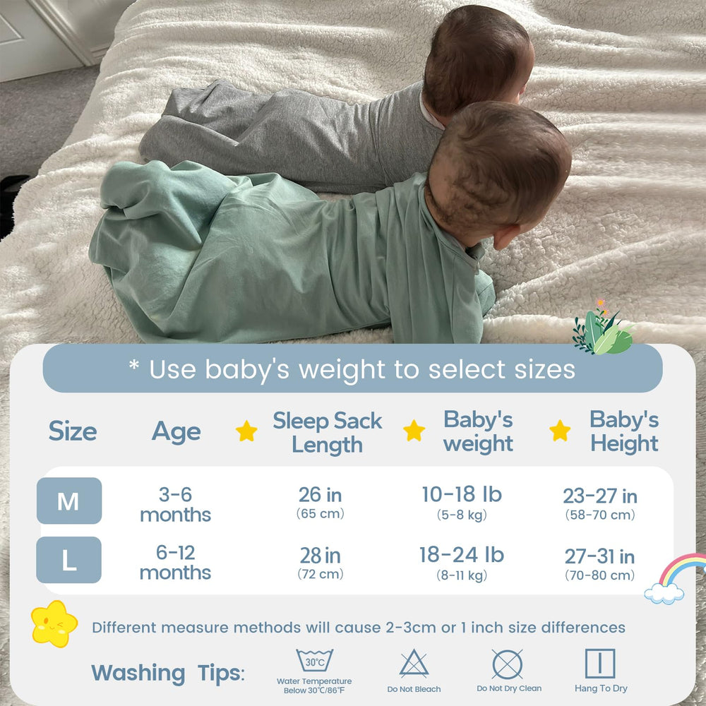 ZIGJOY Shark-Fin Transition Swaddle widened hem supports hip movement as babies grow.