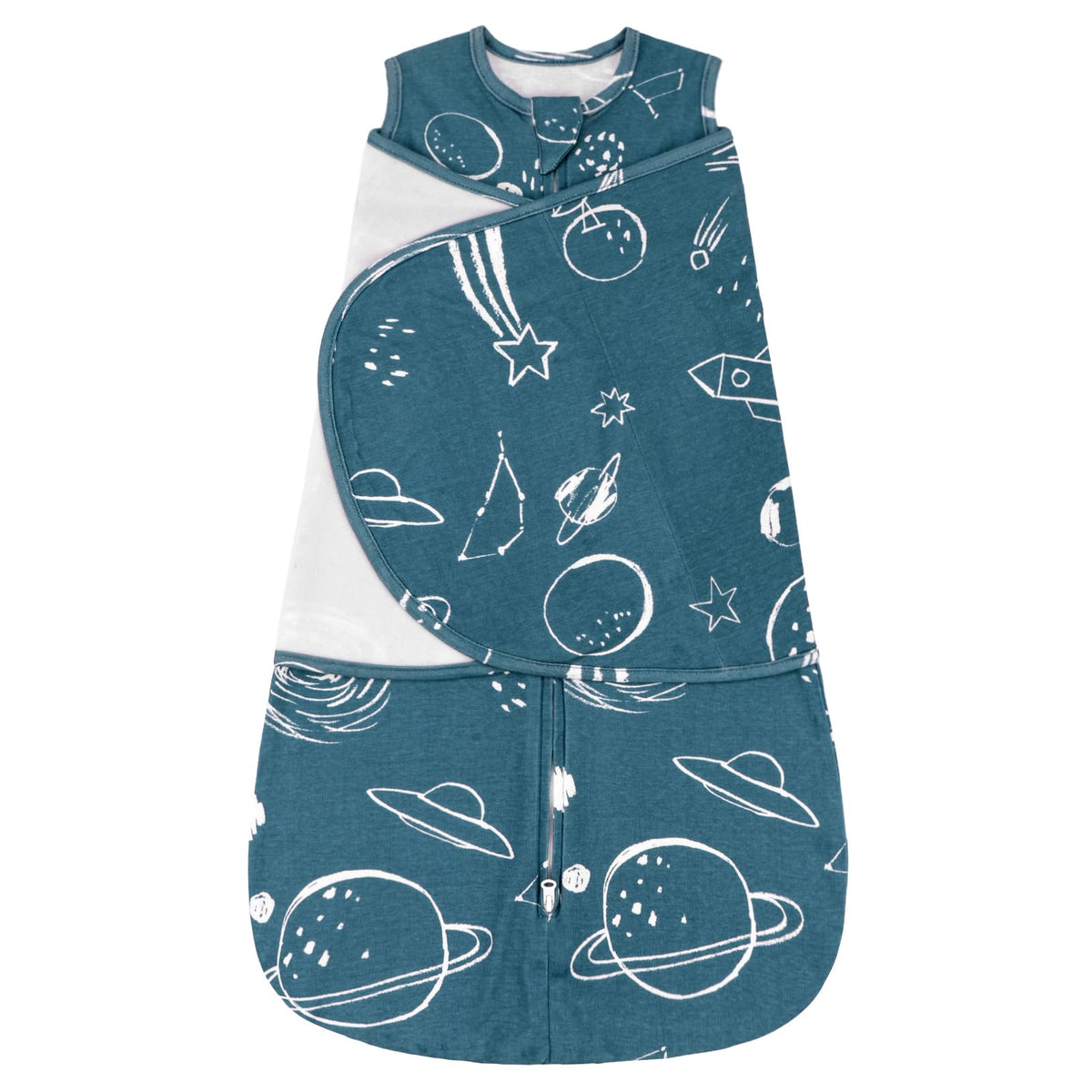 ZIGJOY Sleep Sack Swaddle 1.0 close-up of soft cotton for breathable comfort.