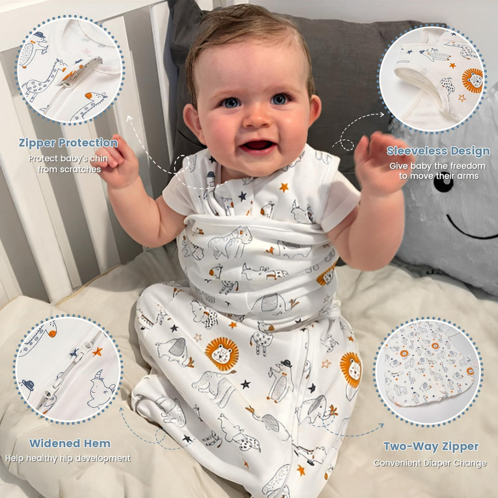 ZIGJOY swaddle wings with mute hook provide quiet transitions for peaceful naps