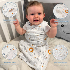 ZIGJOY swaddle wings with mute hook provide quiet transitions for peaceful naps