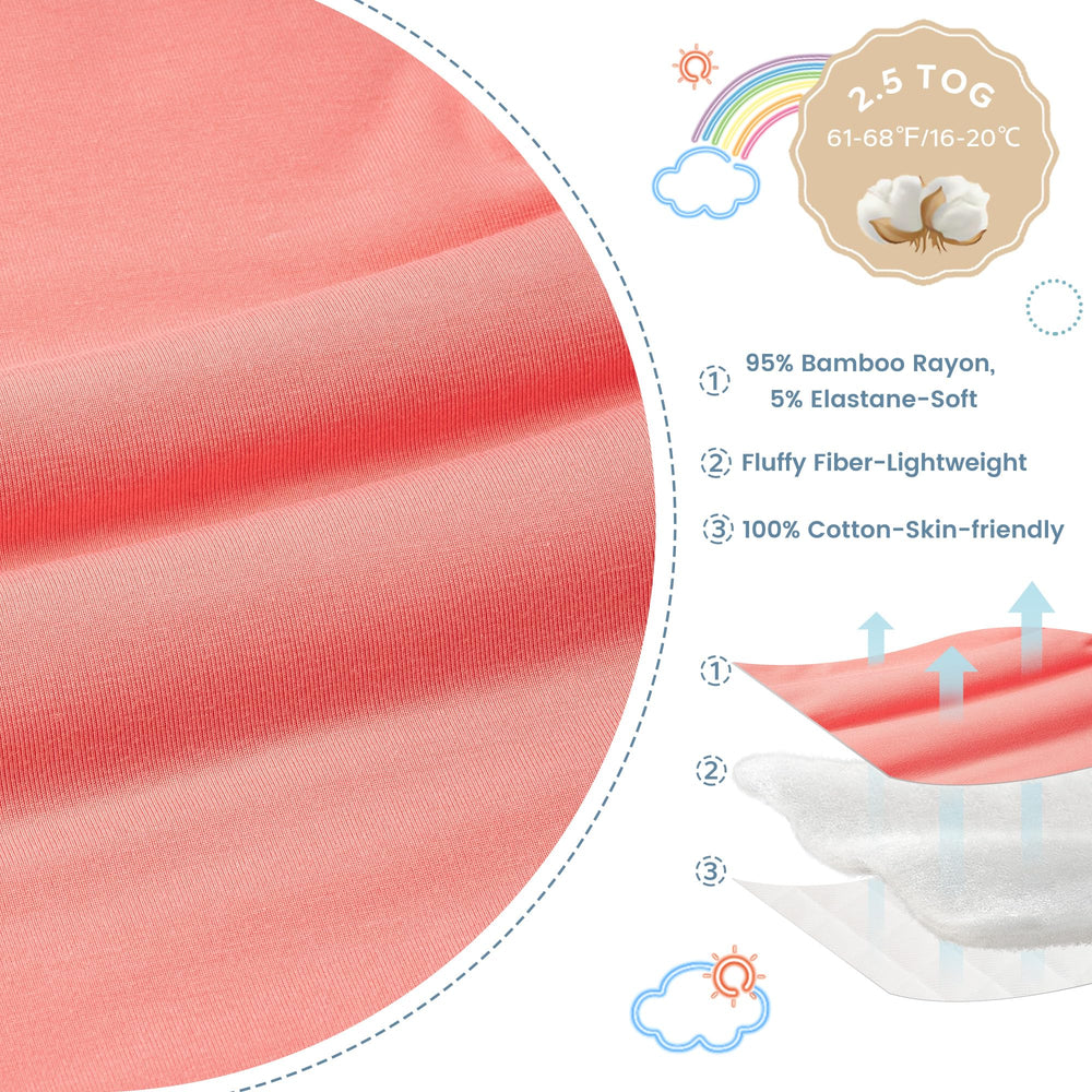 ZIGJOY two-way zipper swaddle for easy diaper changes and secure sleep