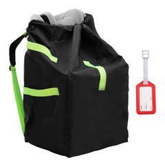 Zihvfzu car seat travel bag front view protects infant seats on flights.