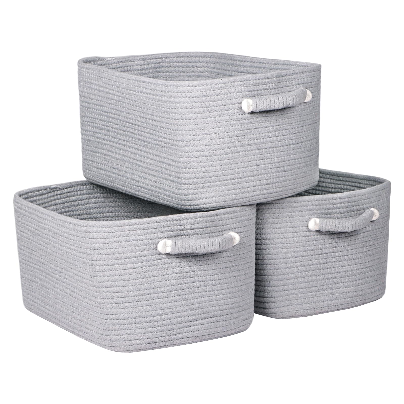 Zilink rope basket with large capacity for towels and daily essentials.