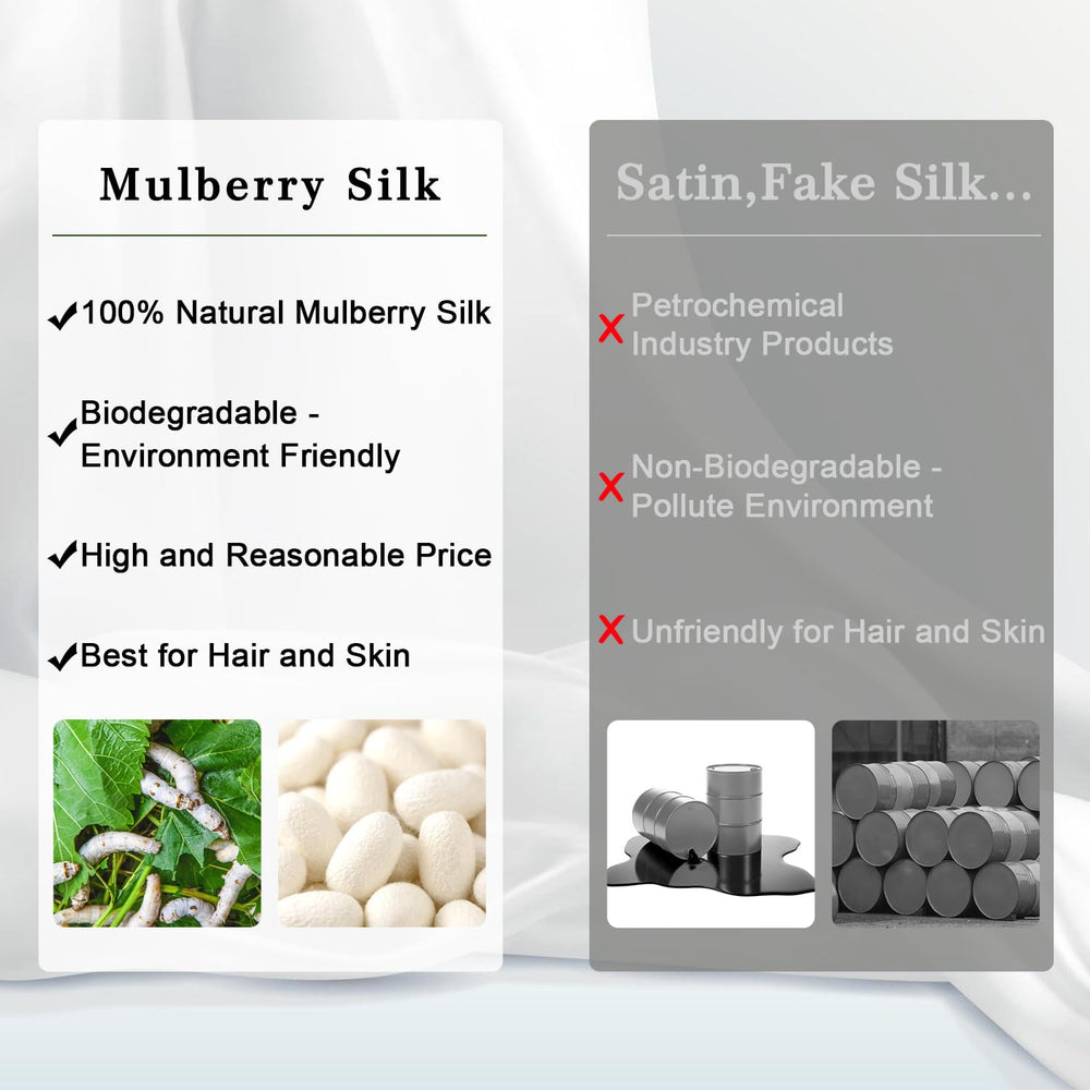 ZIMASILK ivory pillowcase hypoallergenic natural fabric for hair and skin