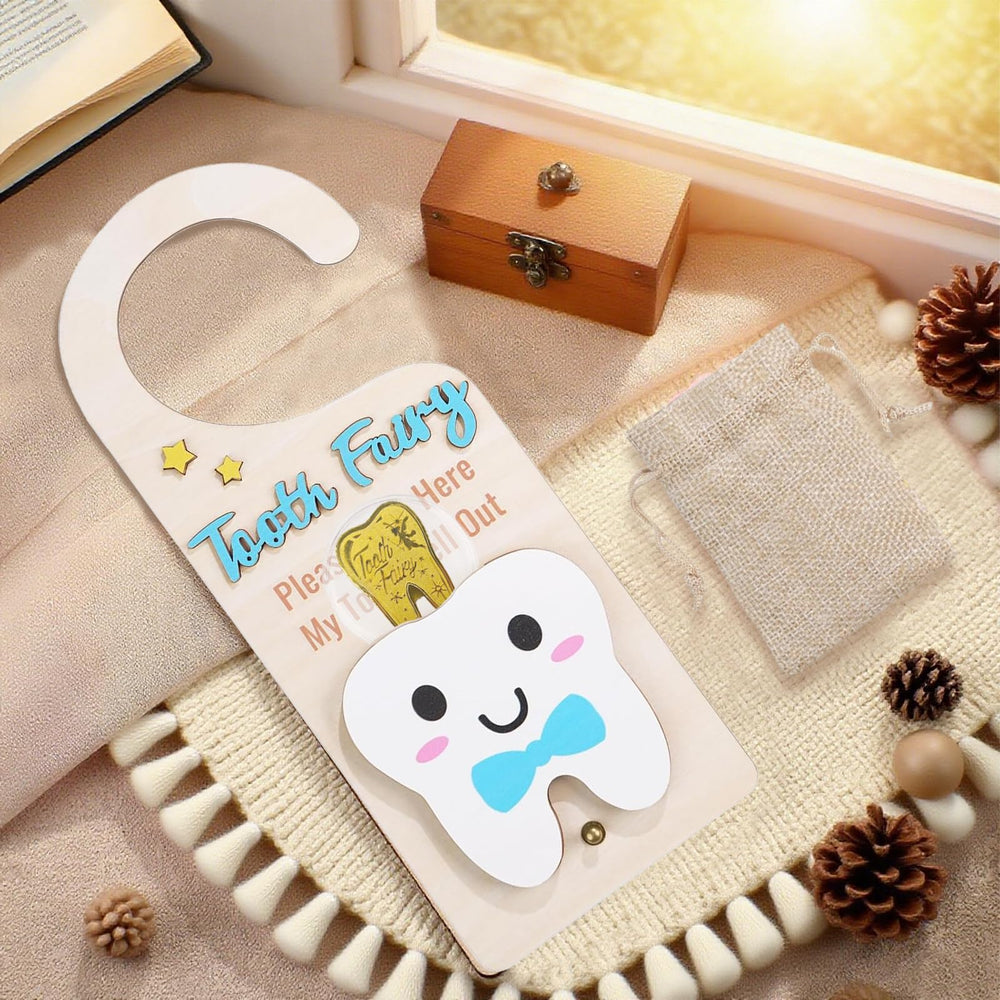ZingFsh soft fabric pouch for safe tooth storage