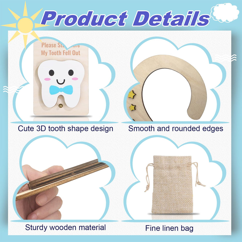 ZingFsh wooden tooth holder with smooth edges for safe handling