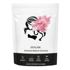 Ziolam Feminine Balance Gummies bottle for convenient daily use