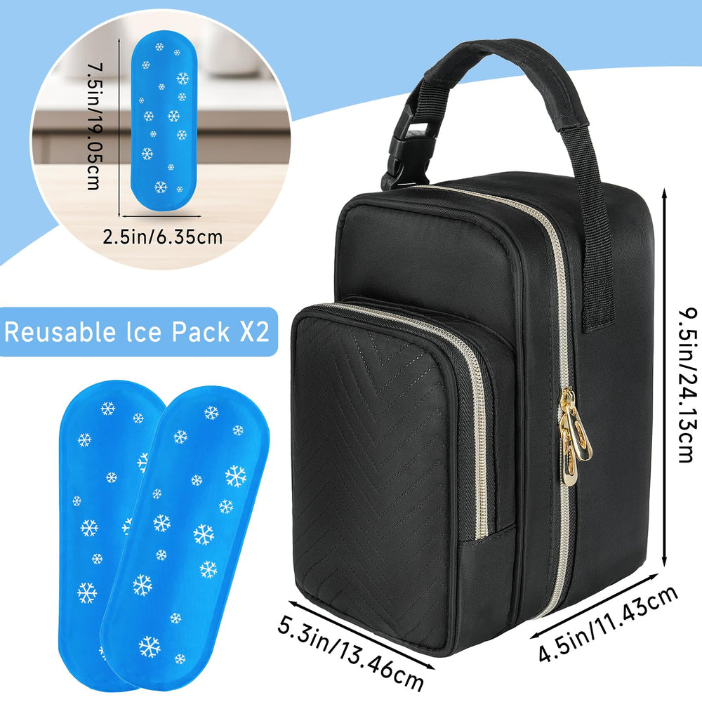 ZIOZERTT 2 included ice packs for 6-8 hour cooling