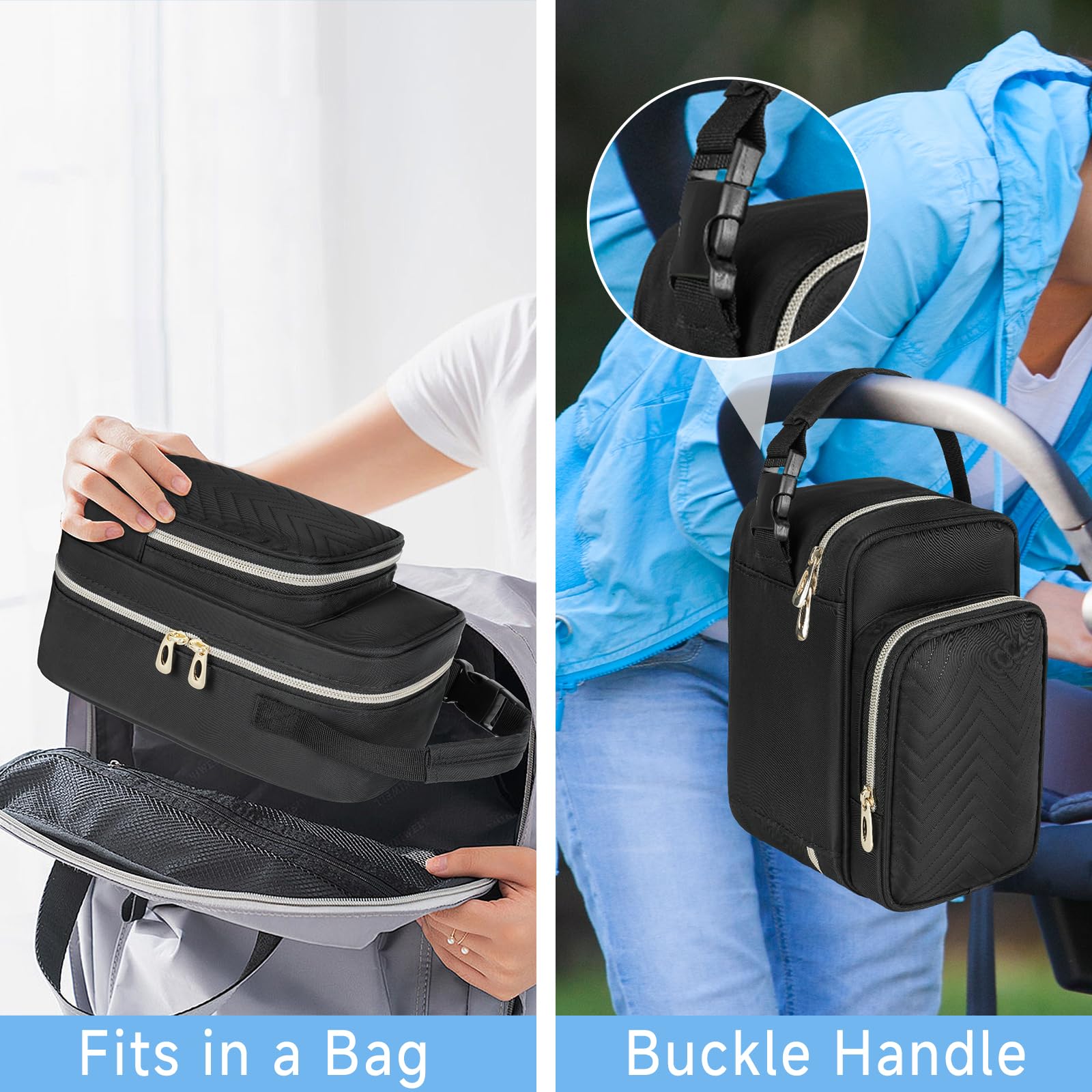 ZIOZERTT bag doubles as lunch or cosmetic bag