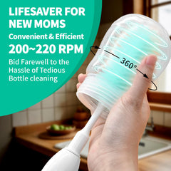 ZIOXX BPA-free silicone construction protecting bottles during cleaning.