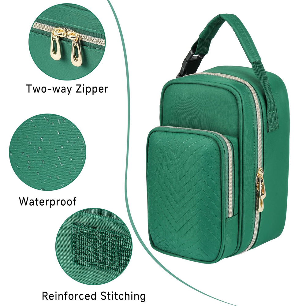 ZIOZERTT breastmilk cooler bag includes two ice packs for reliable cooling.