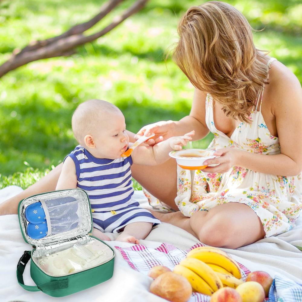 ZIOZERTT breastmilk cooler bag is waterproof and easy to clean for everyday use.