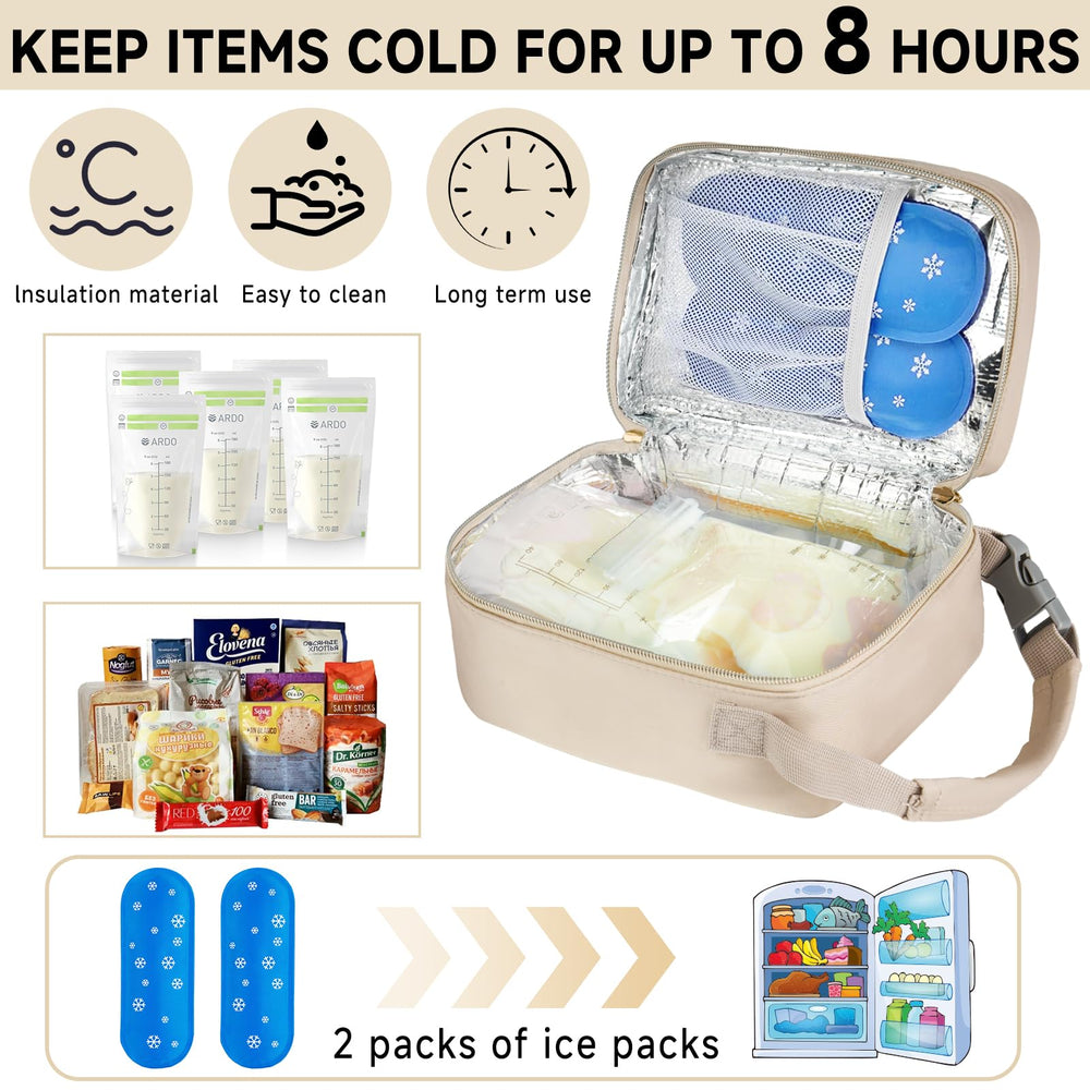 ZIOZERTT front pocket stores accessories like nursing pads