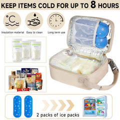 ZIOZERTT front pocket stores accessories like nursing pads