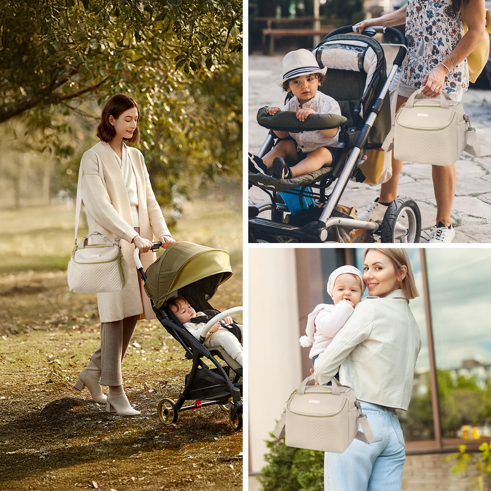 ZIOZERTT detachable shoulder strap adds versatile carrying options.