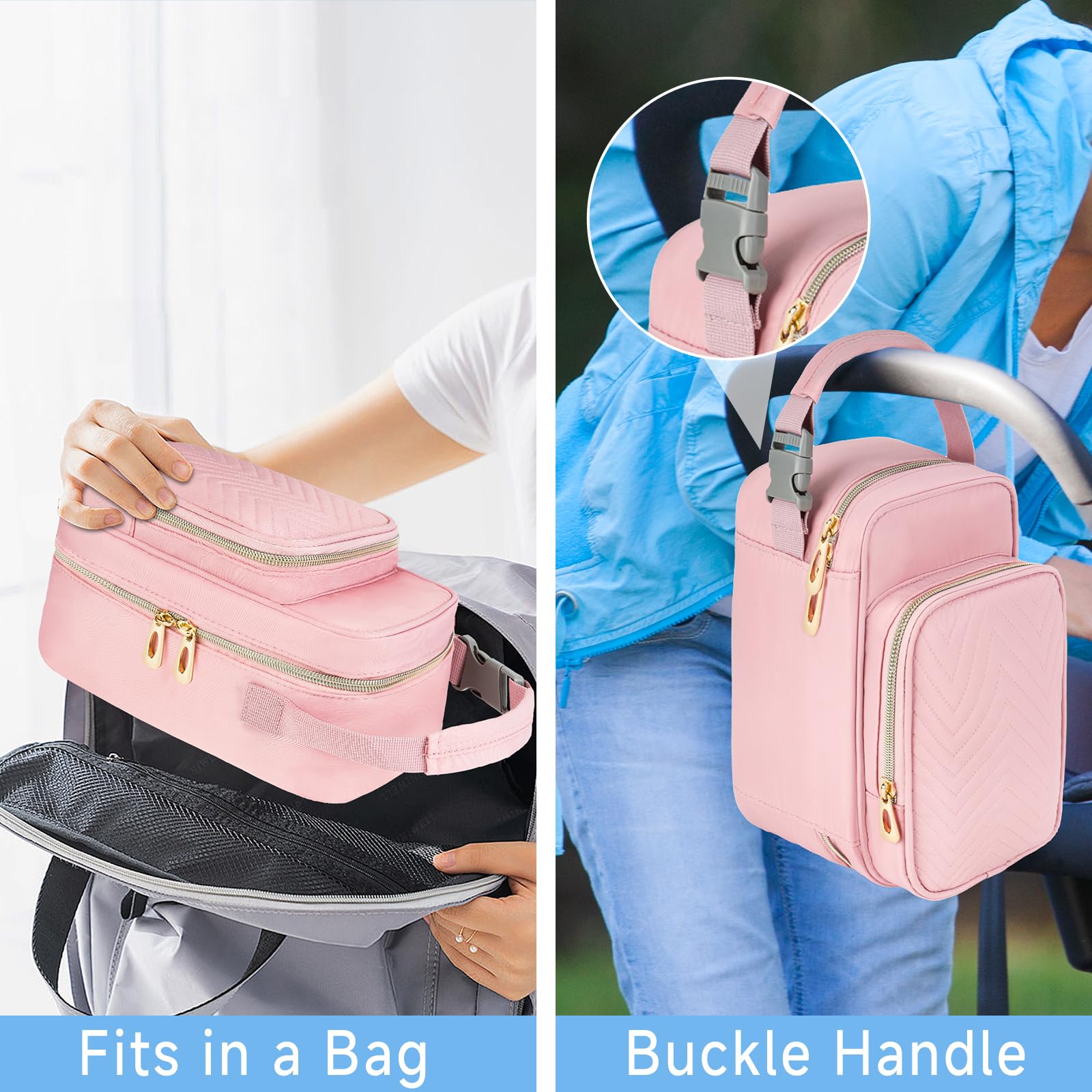 ZIOZERTT lightweight bag fits in a backpack.