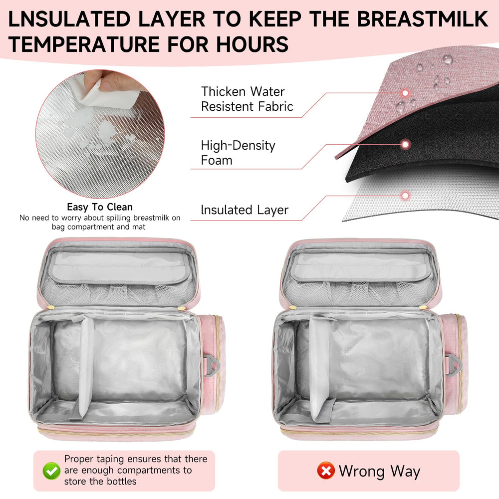 ZIOZERTT Spectra bag front pocket with mesh cover prevents slips.