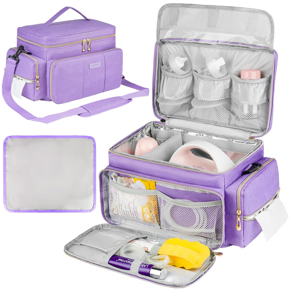 ZIOZERTT Spectra S1/S2 bag with insulated compartment keeps pumping gear organized.