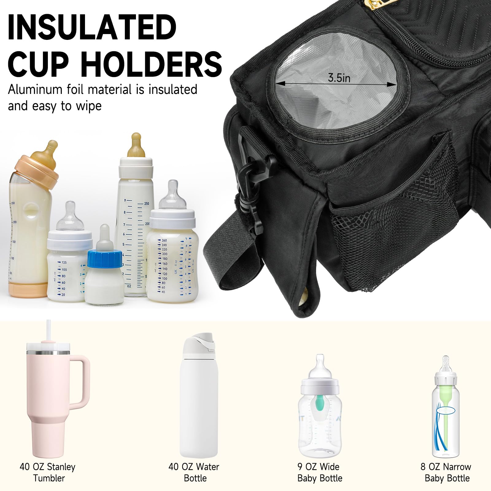 ZIOZERTT water-resistant material protects belongings from light rain