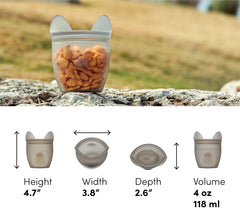 Zip Top baby snack container dishwasher-safe for effortless cleaning.