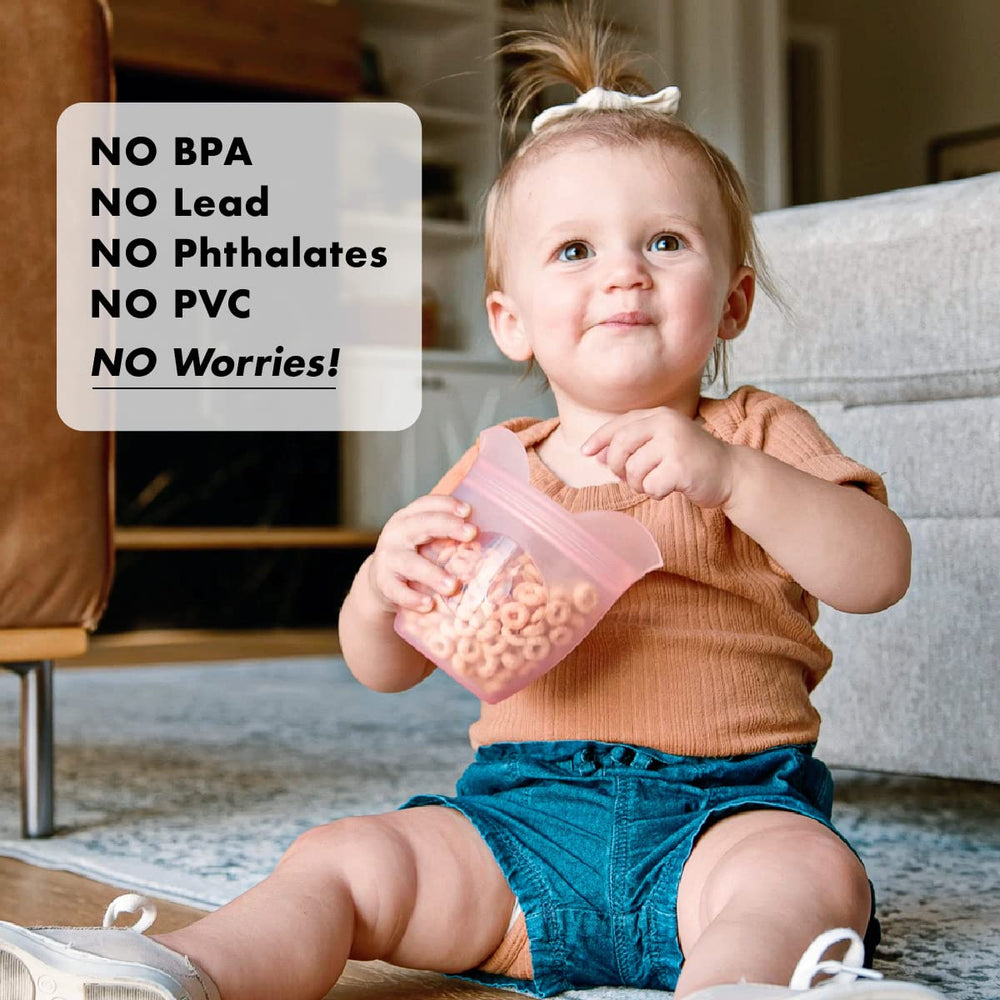 Zip Top baby snack container microwave-safe for reheating small portions.