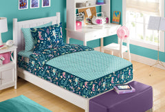 Zipit Bedding one-piece design image shows all-in-one setup for easy bed changes