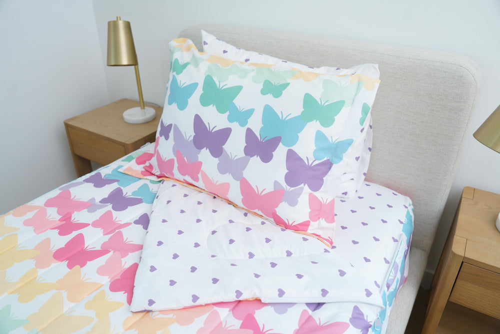 Zipit Bedding pillowcase and sham complete the coordinated look