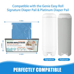 Zippland refills install quickly for hassle-free diaper changes