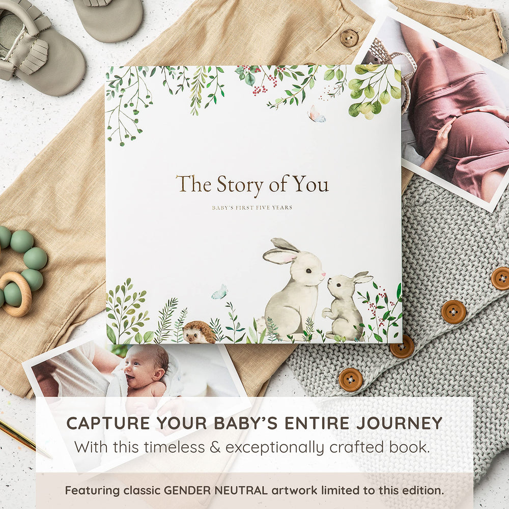 ZIRI & ZANE memory book interior layout with ample photo and note space