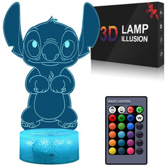 ZIXEAR 16-color dimmable night light with remote for versatile room ambiance