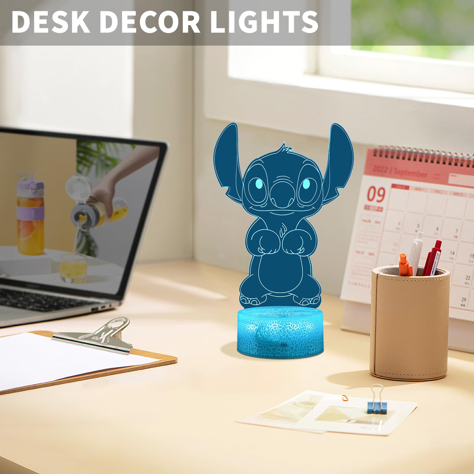 ZIXEAR AA battery powered night light offers cordless convenience