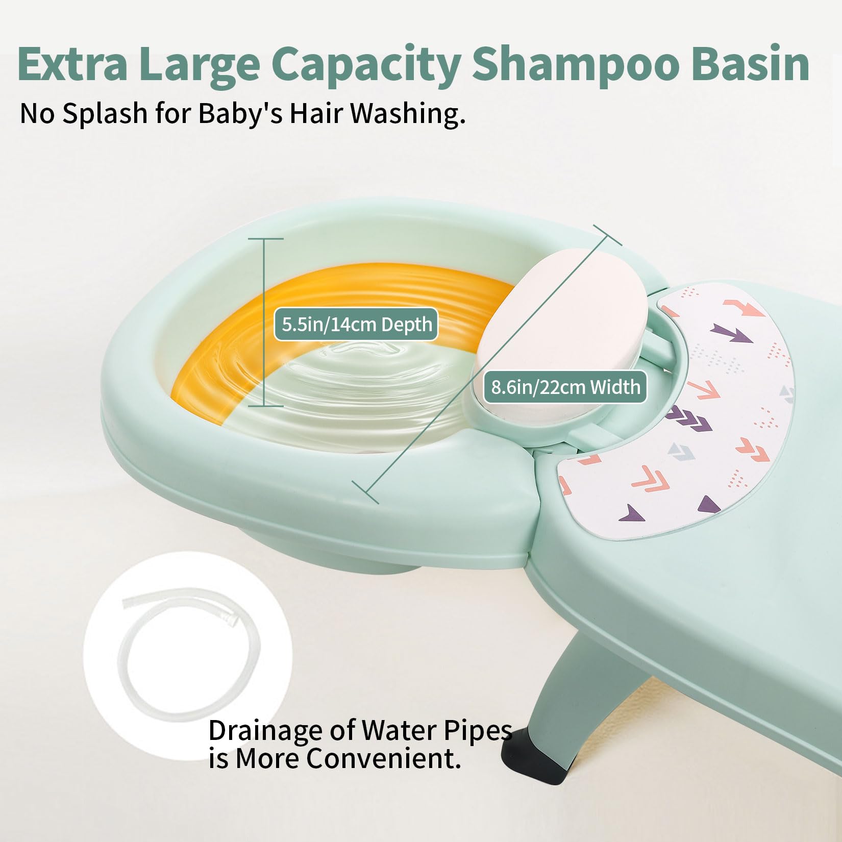 ZIXNEXKOO Anti-tip base keeps active children safe during baths.