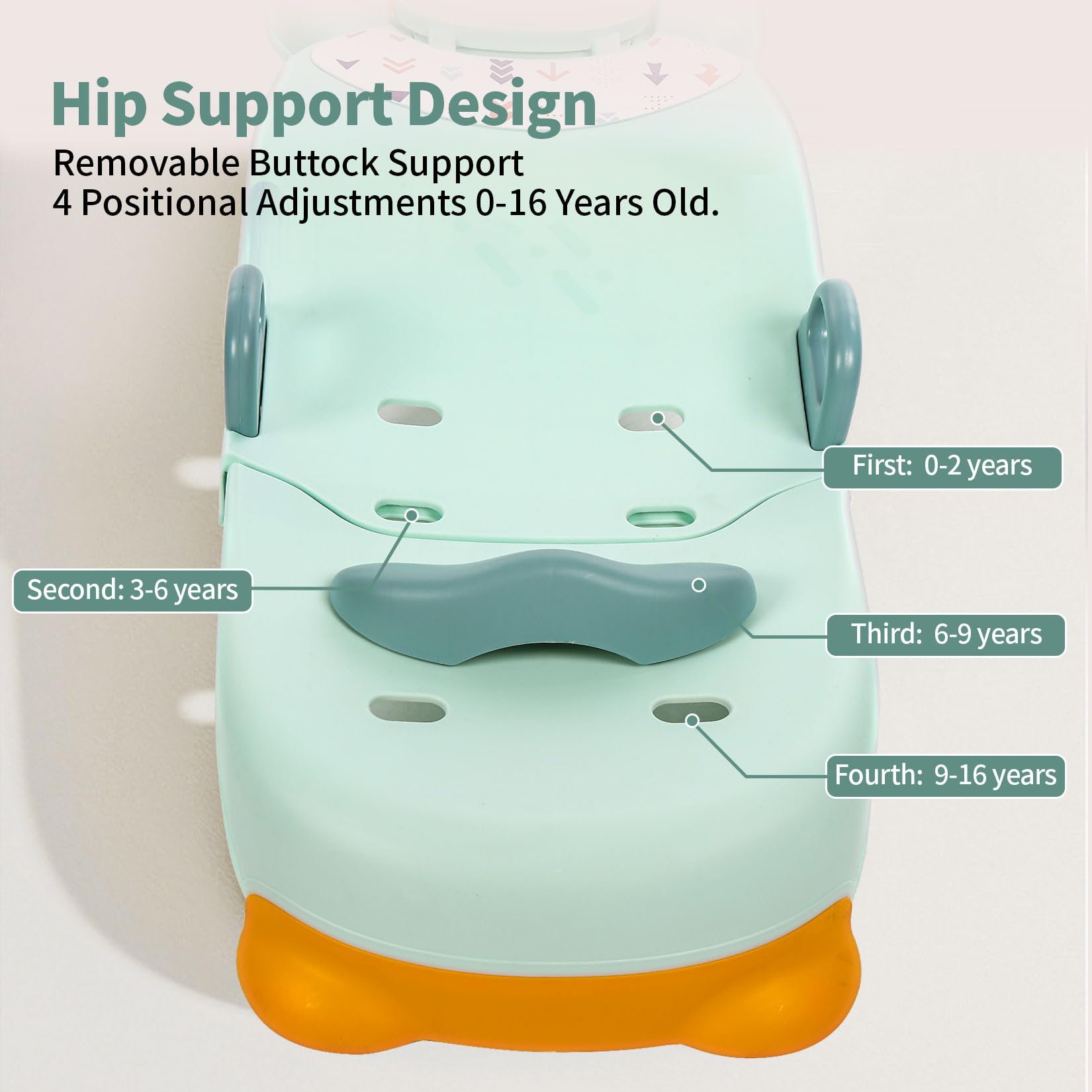 ZIXNEXKOO Bath chair features quick-drain slots for faster cleanup.