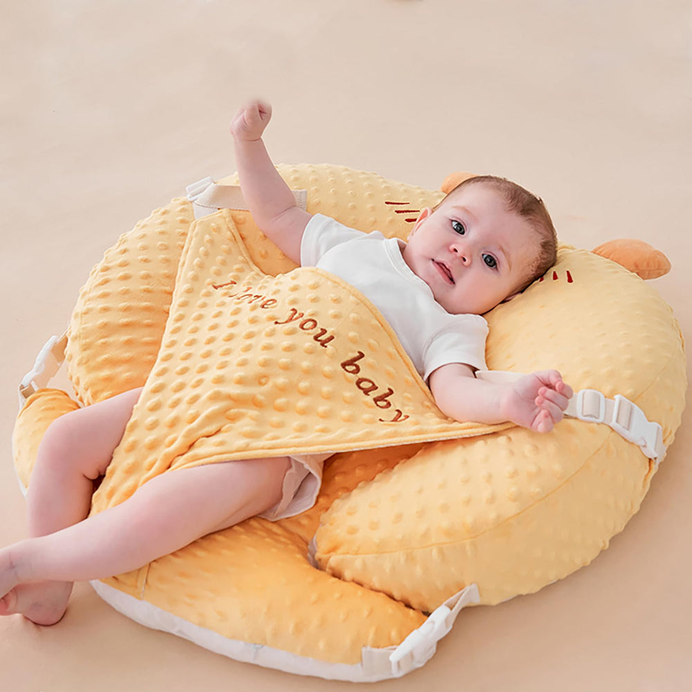 ZIXNEXKOO breastfeeding pillow assembly view for quick setup and sturdy support